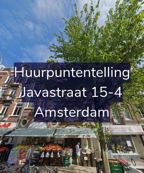 Foto gevel Huurpuntentelling voor Javastraat 15-4, Amsterdam