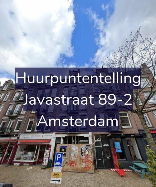 Foto gevel Huurpuntentelling voor Javastraat 89-2, Amsterdam