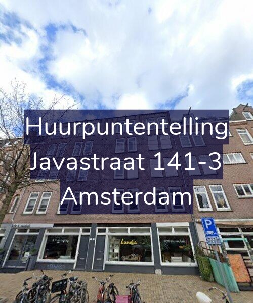 Foto gevel Huurpuntentelling voor Javastraat 141-3, Amsterdam