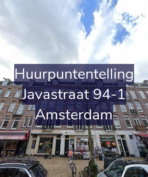 Foto gevel Huurpuntentelling voor Javastraat 94-1, Amsterdam