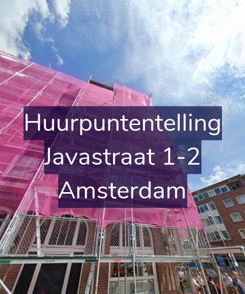 Foto gevel Huurpuntentelling voor Javastraat 1-2, Amsterdam
