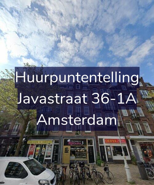 Foto gevel Huurpuntentelling voor Javastraat 36-1A, Amsterdam