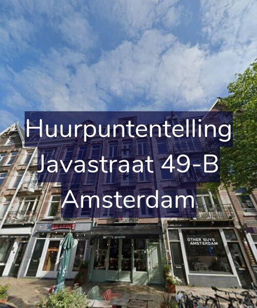 Foto gevel Huurpuntentelling voor Javastraat 49-B, Amsterdam