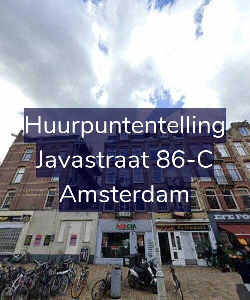 Foto gevel Huurpuntentelling voor Javastraat 86-C, Amsterdam