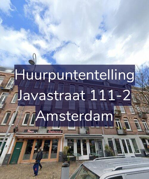 Foto gevel Huurpuntentelling voor Javastraat 111-2, Amsterdam
