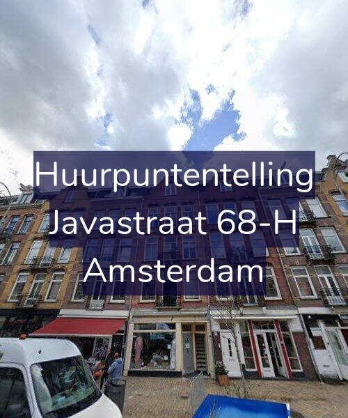 Foto gevel Huurpuntentelling voor Javastraat 68-H, Amsterdam