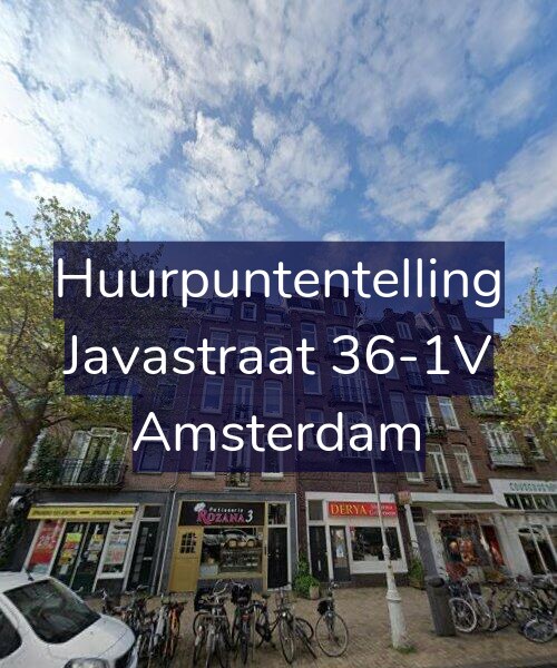 Foto gevel Huurpuntentelling voor Javastraat 36-1V, Amsterdam