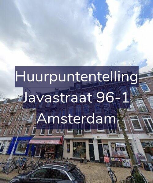 Foto gevel Huurpuntentelling voor Javastraat 96-1, Amsterdam