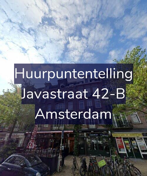 Foto gevel Huurpuntentelling voor Javastraat 42-B, Amsterdam