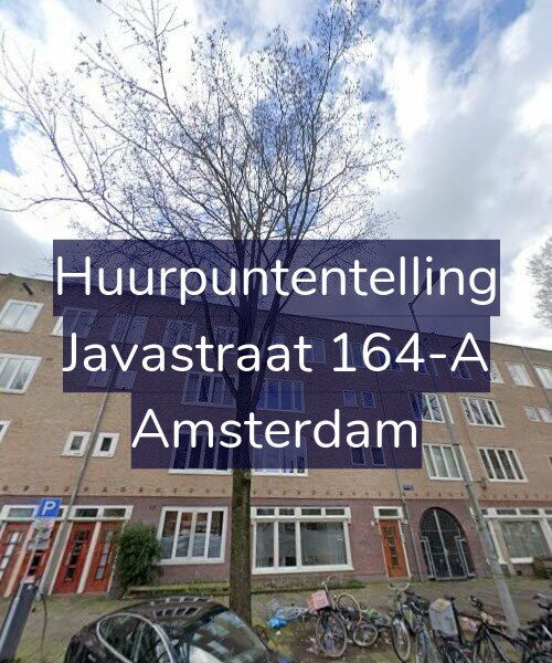 Foto gevel Huurpuntentelling voor Javastraat 164-A, Amsterdam