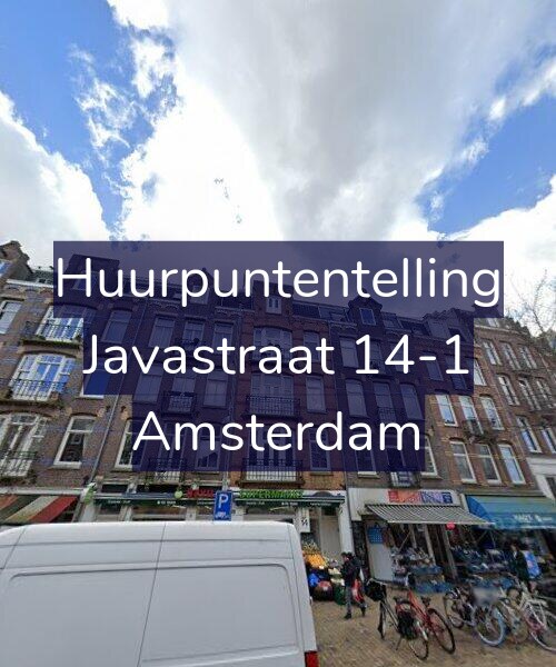 Foto gevel Huurpuntentelling voor Javastraat 14-1, Amsterdam