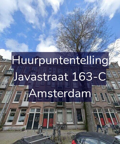 Foto gevel Huurpuntentelling voor Javastraat 163-C, Amsterdam