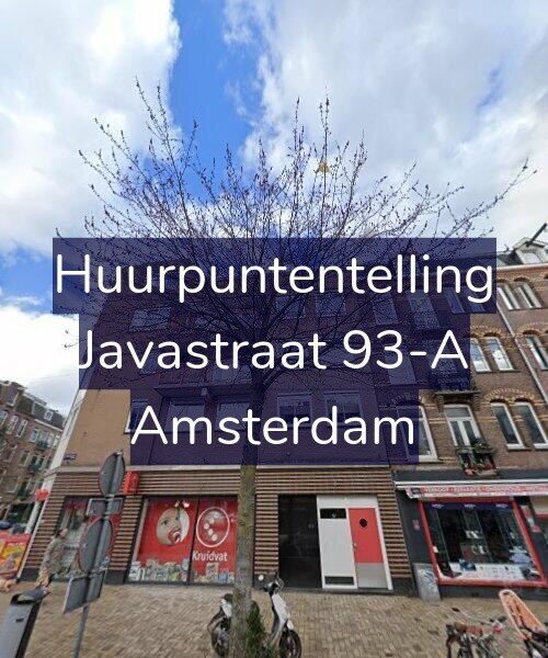 Foto gevel Huurpuntentelling voor Javastraat 93-A, Amsterdam