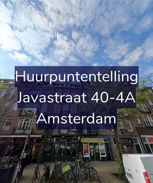 Foto gevel Huurpuntentelling voor Javastraat 40-4A, Amsterdam
