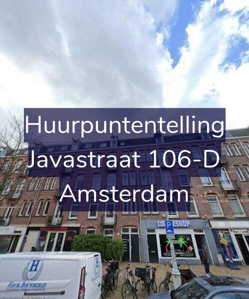 Foto gevel Huurpuntentelling voor Javastraat 106-D, Amsterdam