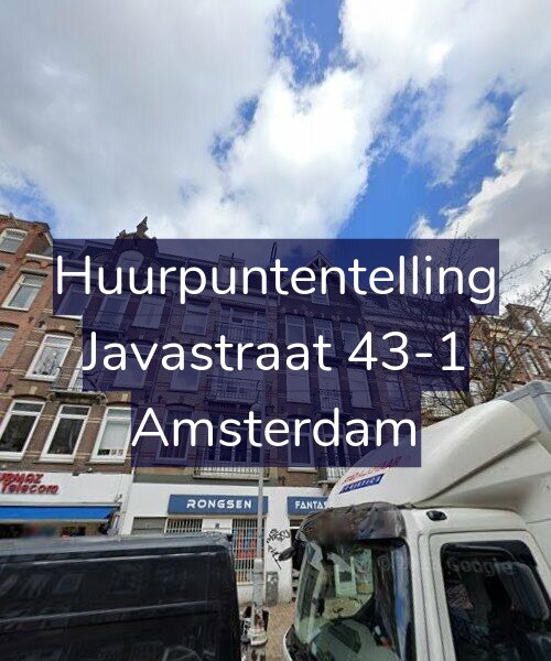 Foto gevel Huurpuntentelling voor Javastraat 43-1, Amsterdam