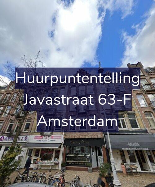 Foto gevel Huurpuntentelling voor Javastraat 63-F, Amsterdam