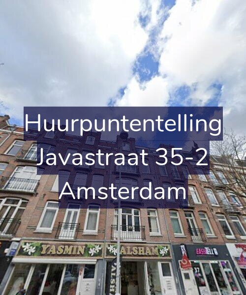 Foto gevel Huurpuntentelling voor Javastraat 35-2, Amsterdam