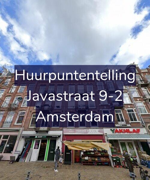 Foto gevel Huurpuntentelling voor Javastraat 9-2, Amsterdam