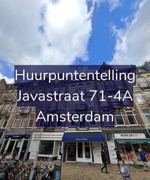Foto gevel Huurpuntentelling voor Javastraat 71-4A, Amsterdam