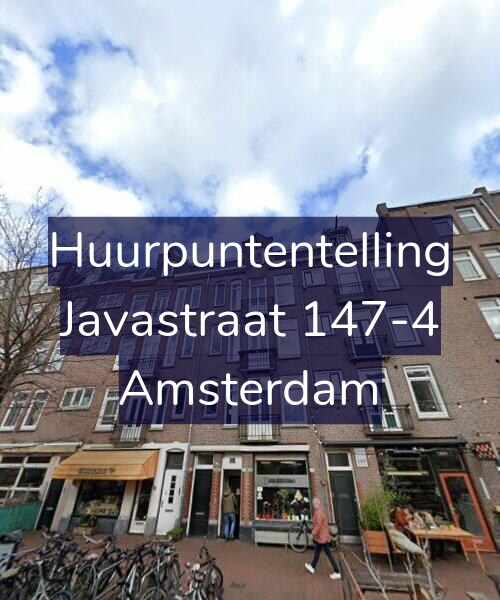 Foto gevel Huurpuntentelling voor Javastraat 147-4, Amsterdam