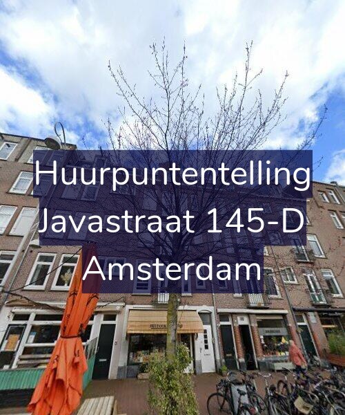 Foto gevel Huurpuntentelling voor Javastraat 145-D, Amsterdam