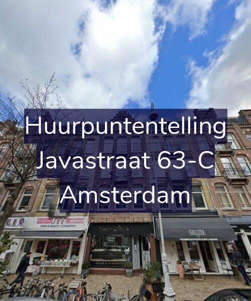 Foto gevel Huurpuntentelling voor Javastraat 63-C, Amsterdam