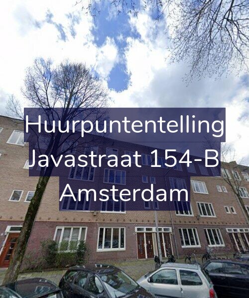 Foto gevel Huurpuntentelling voor Javastraat 154-B, Amsterdam