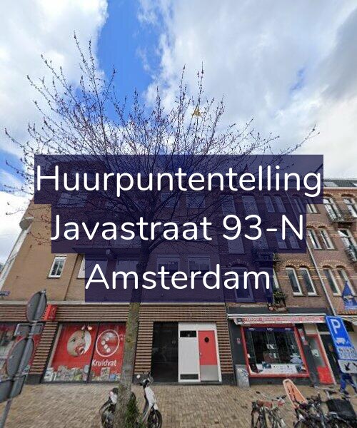 Foto gevel Huurpuntentelling voor Javastraat 93-N, Amsterdam