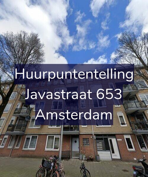 Foto gevel Huurpuntentelling voor Javastraat 653, Amsterdam