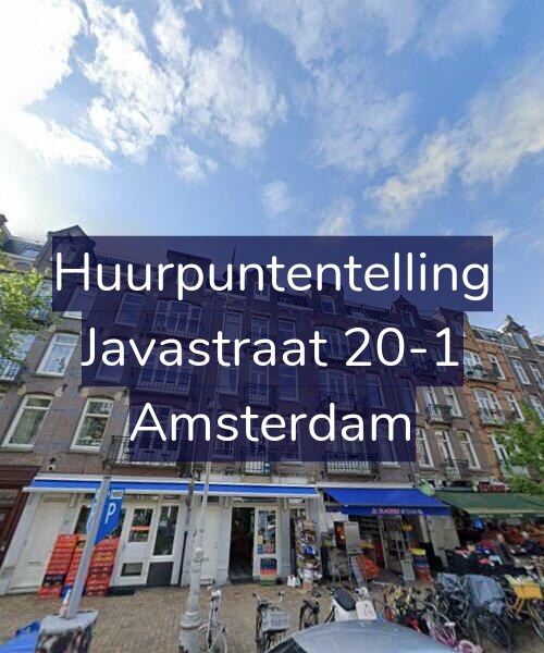 Foto gevel Huurpuntentelling voor Javastraat 20-1, Amsterdam