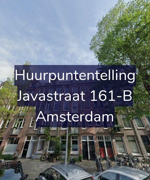 Foto gevel Huurpuntentelling voor Javastraat 161-B, Amsterdam