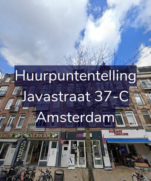 Foto gevel Huurpuntentelling voor Javastraat 37-C, Amsterdam