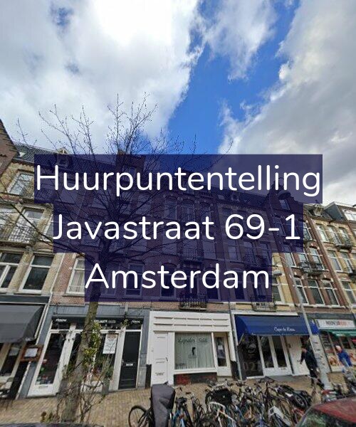 Foto gevel Huurpuntentelling voor Javastraat 69-1, Amsterdam