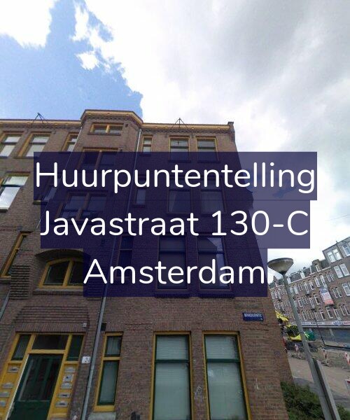 Foto gevel Huurpuntentelling voor Javastraat 130-C, Amsterdam