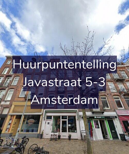 Foto gevel Huurpuntentelling voor Javastraat 5-3, Amsterdam
