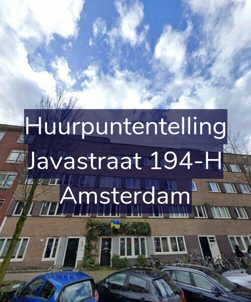Foto gevel Huurpuntentelling voor Javastraat 194-H, Amsterdam