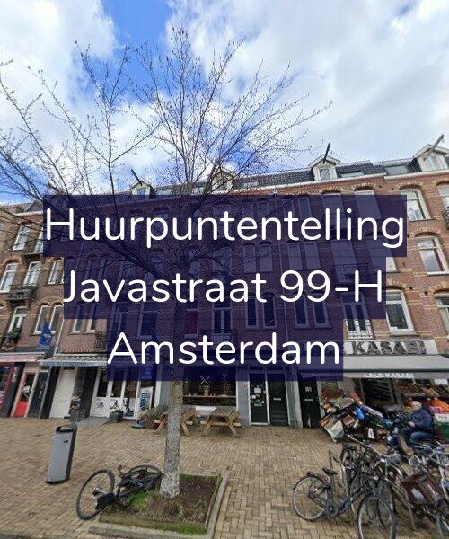 Foto gevel Huurpuntentelling voor Javastraat 99-H, Amsterdam