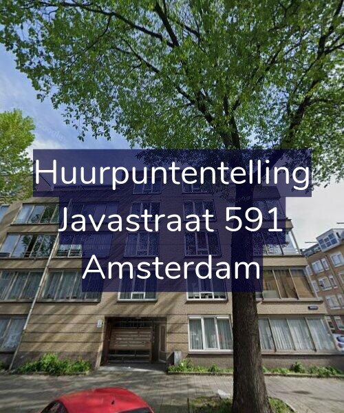 Foto gevel Huurpuntentelling voor Javastraat 591, Amsterdam