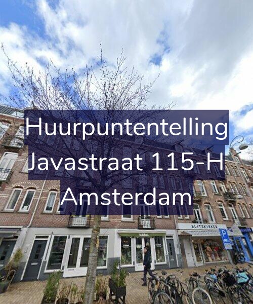 Foto gevel Huurpuntentelling voor Javastraat 115-H, Amsterdam