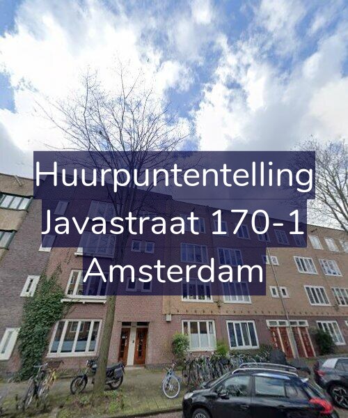Foto gevel Huurpuntentelling voor Javastraat 170-1, Amsterdam