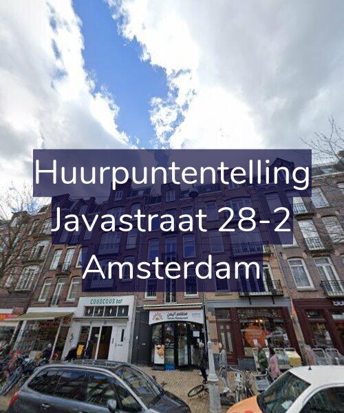 Foto gevel Huurpuntentelling voor Javastraat 28-2, Amsterdam