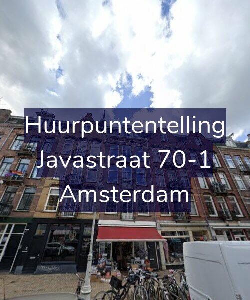 Foto gevel Huurpuntentelling voor Javastraat 70-1, Amsterdam