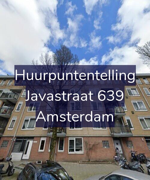 Foto gevel Huurpuntentelling voor Javastraat 639, Amsterdam