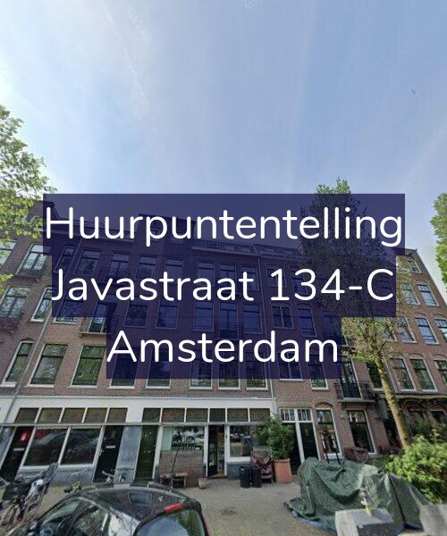 Foto gevel Huurpuntentelling voor Javastraat 134-C, Amsterdam