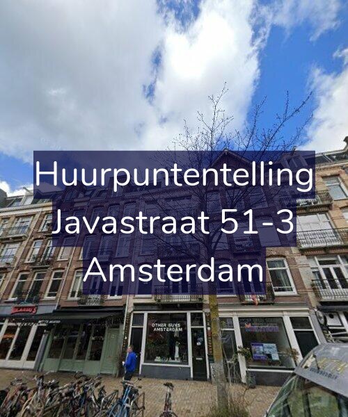 Foto gevel Huurpuntentelling voor Javastraat 51-3, Amsterdam