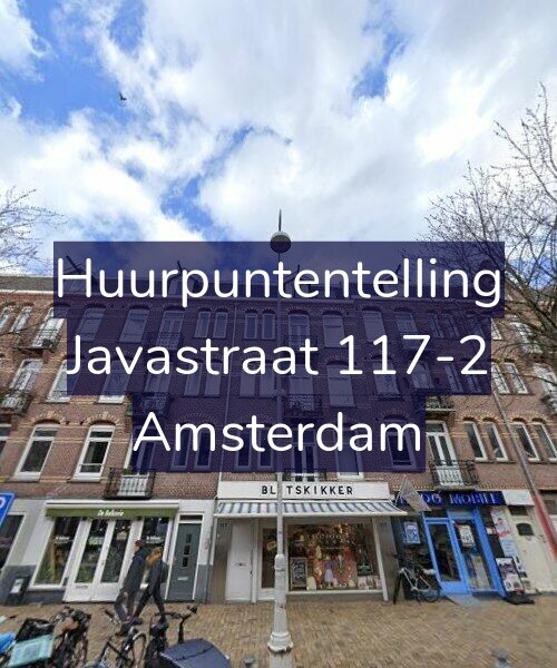 Foto gevel Huurpuntentelling voor Javastraat 117-2, Amsterdam