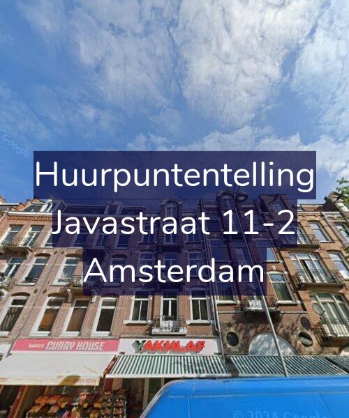 Foto gevel Huurpuntentelling voor Javastraat 11-2, Amsterdam