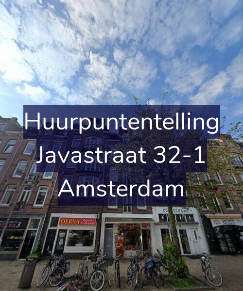 Foto gevel Huurpuntentelling voor Javastraat 32-1, Amsterdam