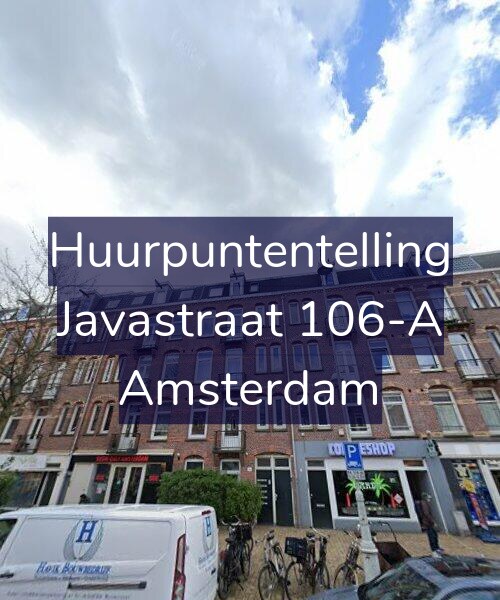 Foto gevel Huurpuntentelling voor Javastraat 106-A, Amsterdam